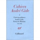 Cahiers Andre Gide N.2 Correspondance Avec Francois Mauriac 1912-1950 - Gide Andre , Mauriac Francois