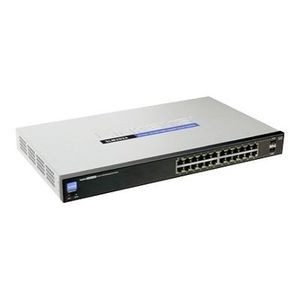 24-port Gigabit Cisco Small Business Smart Switch SLM2024 - Commutateur - 24 ports - Ethernet, Fast Ethernet, Gigabi... (SLM202