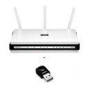 D-link Kit routeur WiFi DIR-655 + adaptateur USB Nano WiFi DWA-131 (3015220397080) Routeur