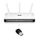 D-link Kit routeur WiFi DIR-655 + adaptateur USB Nano WiFi DWA-131 (3015220397080) Routeur