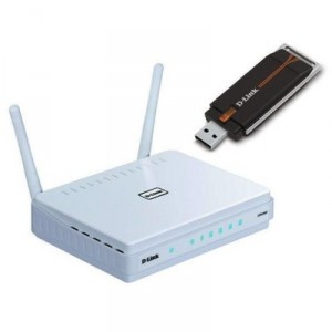 D-link Routeur WiFi-N DIR-652 + clé USB RangeBooster-N DWA-140 (DIR652DWA140) Routeur