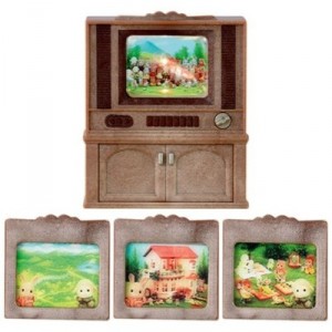 Sablon Sylvanian Family - 2903 - Dolls And Accessories - Color Television