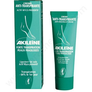 Akileine Crème anti transpirante Actif Myco préventif