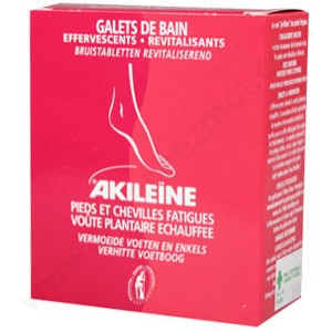 Akileine Galets de bain effervescents revitalisants