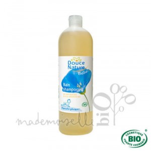 Douce Nature Bain shampooing bébé hypoallergénique 1L