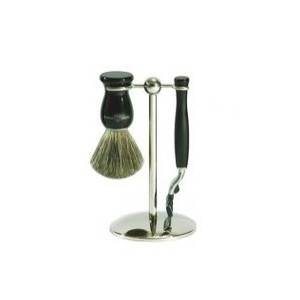 Edwin Jagger Shaving Set 3-piece black resin S81M716.