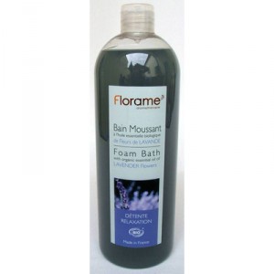 Bubble Bath Florame organic lavender flowers