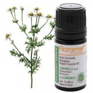 Florame Camomille bleue Maroc Bio Tanacetum annuum Huile essentielle