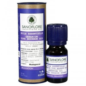 Essential Oil Geranium Bourbon Sanoflore bio