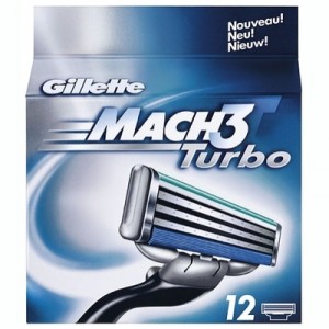 Gillette Mach3 Turbo de 12 lames