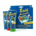 Heidelberger Naturfarben TINTI Savon pour peindre bleu rouge vert