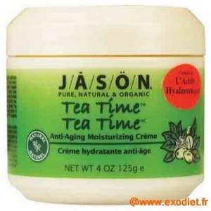 Jason Natural Cosmetics Crème "Tea Time" Anti âge 125 grs