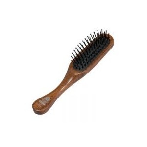 Kent / Euroclean Hair Brush Man Mini Woodyhog wood and nylon tips