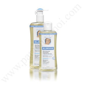 Klorane BEBE Gel douceur moussant corps et cheveux
