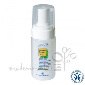 Logona Naturkosmetik Und Heilmittel Mousse nettoyantethe et hamamélis Visage For Men