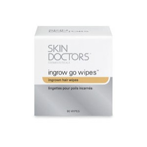 Skin Doctors Ingrow Go Wipes 60 Wipes Anti Ingrown Hair