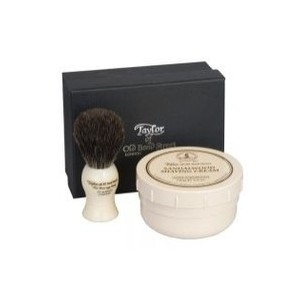 Taylor Coffret blaireau et Crème de rasage "SandalWood"