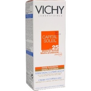 Vichy CAPITAL SOLEIL Crème Protectrice Visage IP25 Tube de