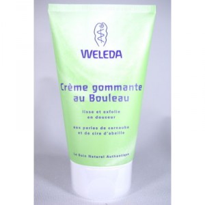 Weleda cream scrub birch