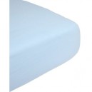 Baby Sun Nursery - MU11 470 - Drap Housse - Jersey Extensible - 100% Coton - Bleu - 70 x 140 cm