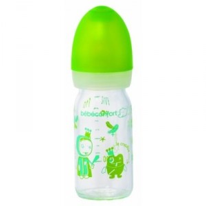 Bebeconfort - 31001600 - Glass Bottle - Latex T1 - 110 ml - Prince and Fairy - Collection 2011