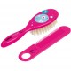 Bebeconfort - 32000121 - Brosse Poil Soie+Peigne - Décorés - Rose