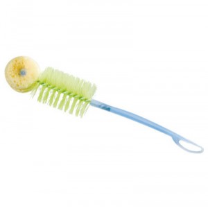 Brush with sponge tip