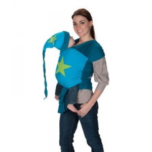 Bykay - 30030M - Echarpe - Petrol/Turquoise/ Etoile Verte Pomme - Taille M