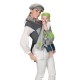 Bykay - 30050S - Echarpe - Gris Anthracite/Gris/ Etoile Vert - Taille S
