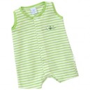 Cambrass - 22039 - Grenouillère - mixte bébé - vert v21 - 1 mois (56 cm)