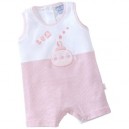 Cambrass - 21995 - Grenouillère - bébé fille - rose v56 - 12 mois (74 cm)