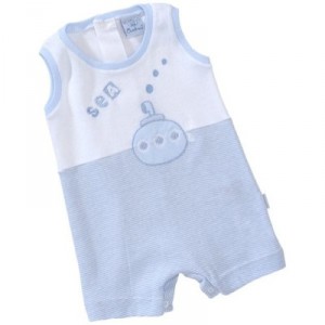 Cambrass - 21992 - Grenouillère - bébé garçon - bleu v35 - 6 mois (68 cm)
