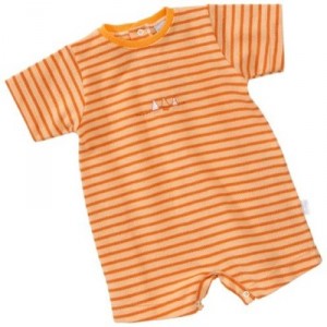 Cambrass - 22032 - Grenouillère - mixte bébé - orange - 1 mois (56 cm)
