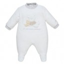 Chicco - 023205 - Trousse - Dors Bien + Bavoir + Chapeau - T 56 cm - 3 mois - Unisexe - Blanc