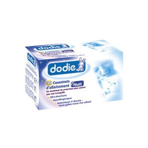 Dodie - coussinets d'allaitement nuit avec adhésifs 30 coussinets Coussinets, Coquilles