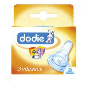 DODIE TETINE 2ème AGE Silicone 3 vitesses