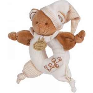 Doudou et Compagnie - DC1022 - Eveil - Bio - Hochet Ours