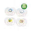 avent - SCF172/20 - 2 sucette Décorées - Silicone - 0-3 Mois