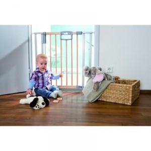 Barrière de sécurité Easy Lock wood (de 68,5 à 78 cm)