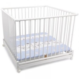 Geuther - 2234WE97 - Parc Pliable - Euro-Parc - Modèle Blanc - 102 x 102 cm