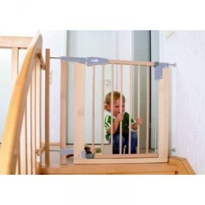 Geuther - 2743NA - Barrière - Easylock Naturel - Escalier - Grande Modèle - 87 - 96.5 cm