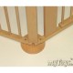 Geuther - 2767NA - Barriere à Configurer - Bois - Elément Coin avec Pied