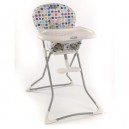 Chaise Haute TEA TIME , ultra compacte - Pop Art