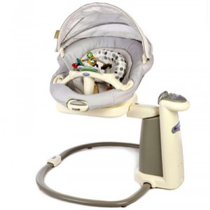 Graco G6L96PEGE Balancelle Sweetpeace Berceur Unique Blanc