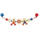 Heimess - 732410 - Chaine de Landau - Hochet - Oursons - Petit Coeur