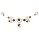 Heimess - 733720 - Hochet - Chaîne de Poussette avec Clips - Lunes et Etoiles