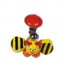 Heimess - 767480 - Hochet - Jouet avec Clip - Abeille