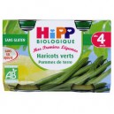 Hipp 2 Petits Pots Haricots verts/P.de terre