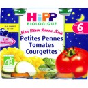 Hipp 2 Petits Pots Petites pennes/Légumes
