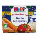 Hipp 2 Petits Pots Risotto de légumes Bio